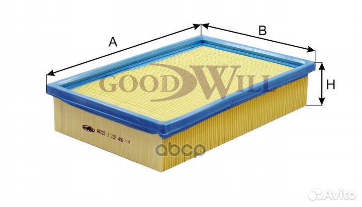 Фильтр воздушный Ford, Volvo
