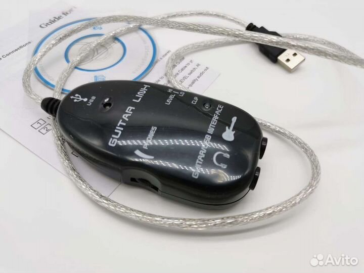 USB адаптер для подключения гитары к компьютеру