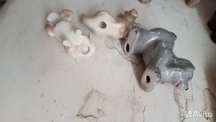 Фарфор фигурки собаки лфз и ки-ий з. СССР. Обмен