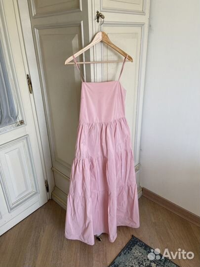 Платье макси primark XS/S розовое