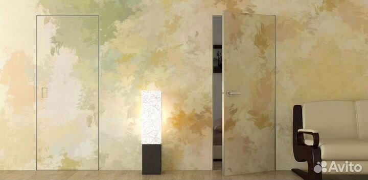 Скрытые двери под отделку