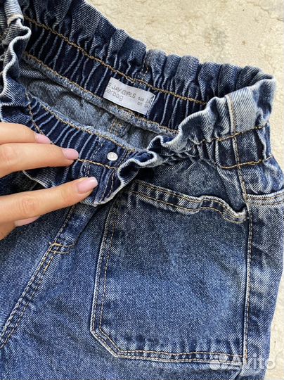 Джинсы для девочки 104