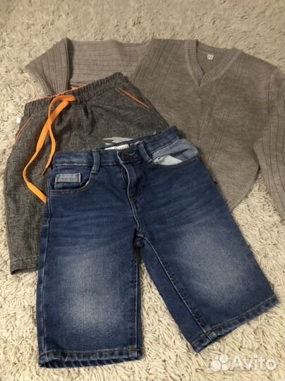 Вещи пакетом 116-128 и обувь (29-30)