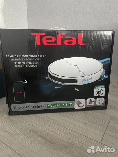 Робот пылесос tefal x-plorer serie 60