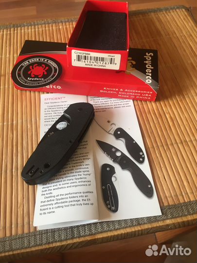 Нож spyderco efficient