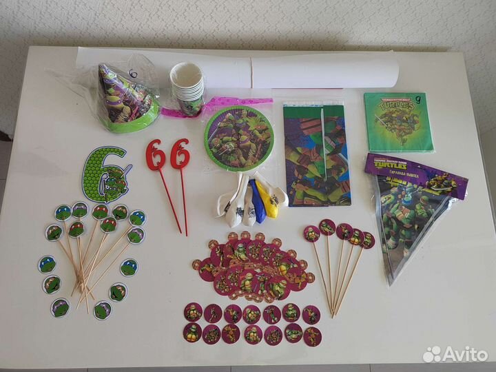 Набор украшений в стиле Черепашек ниндзя