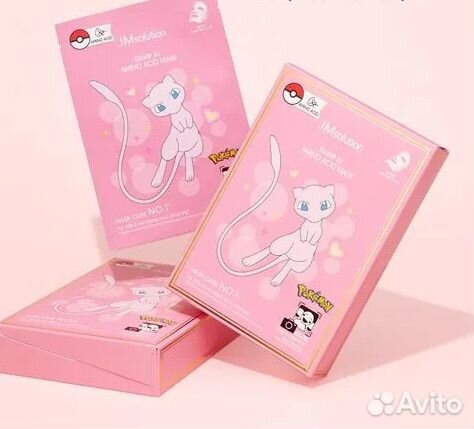Тканевые маски JMsolution серия с покемонами