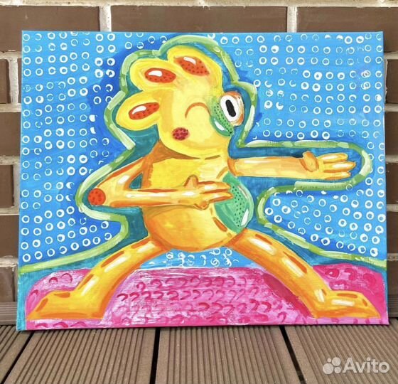 Картина абстракция акрил