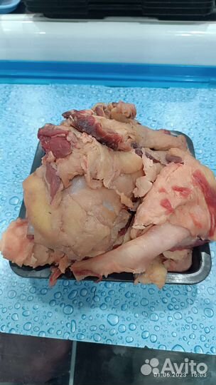 Фарш мясной, обрези, кости говяжьи для собак