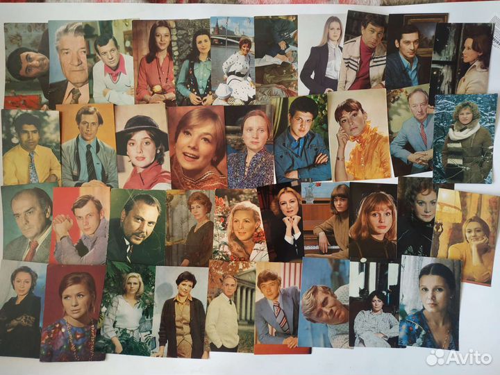 Фотокарточки советских актёров 372 где то штуки