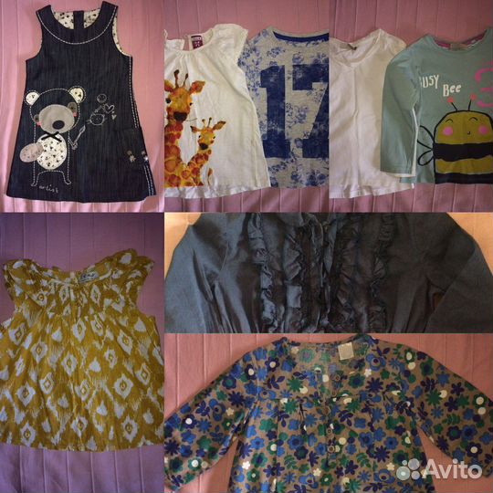 Одежда на девочку 3-4 лет (10 вещей)