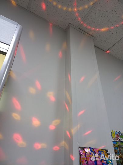 Дискошар с колонкой 9 светодиодов