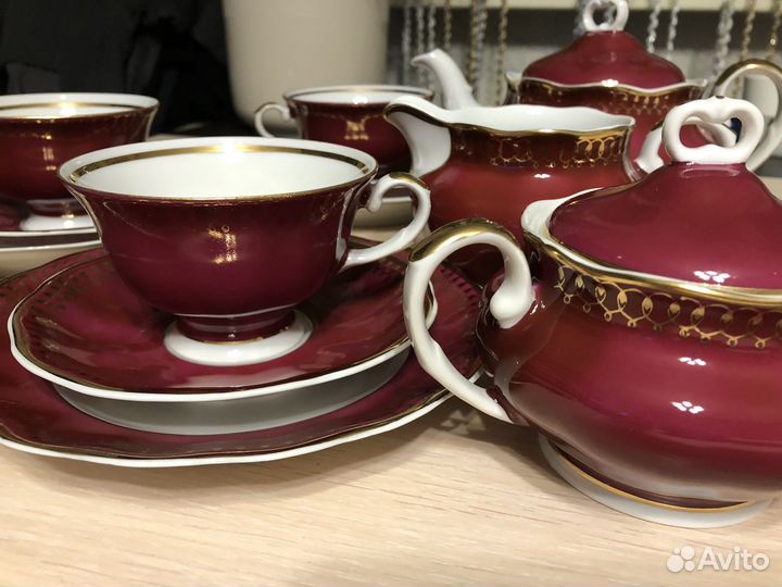 Чайный фарфоровый сервиз Каролина Польша