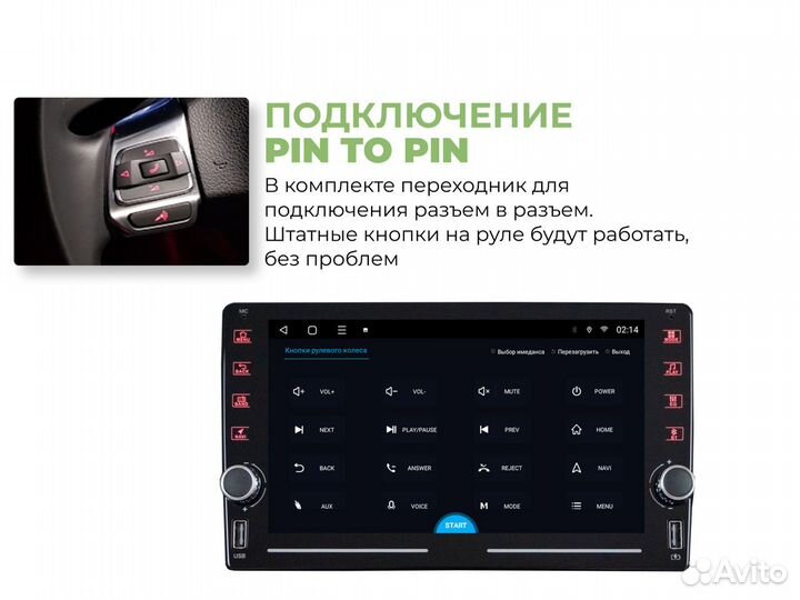 Магнитола Honda Jazz климат LTE CarPlay 2/32гб