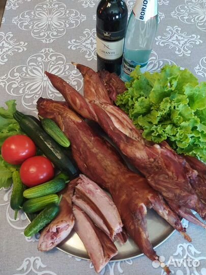 Кролик копчёный цена за 1 кг