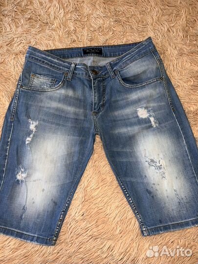 Джинсовые шорты philipp plein