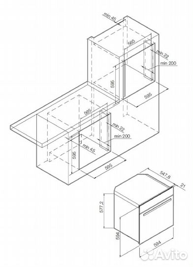 Новый духовой шкаф кантри graude слоновая кость
