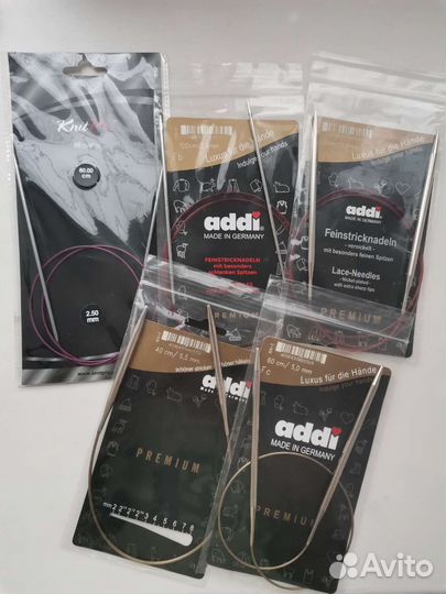 Круговые/сменные спицы addi /knitpro/в