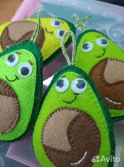 Забавные авокадики Ручной работы