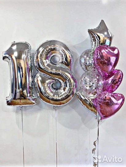Шары Гелиевые шарики фотозона на день рождения