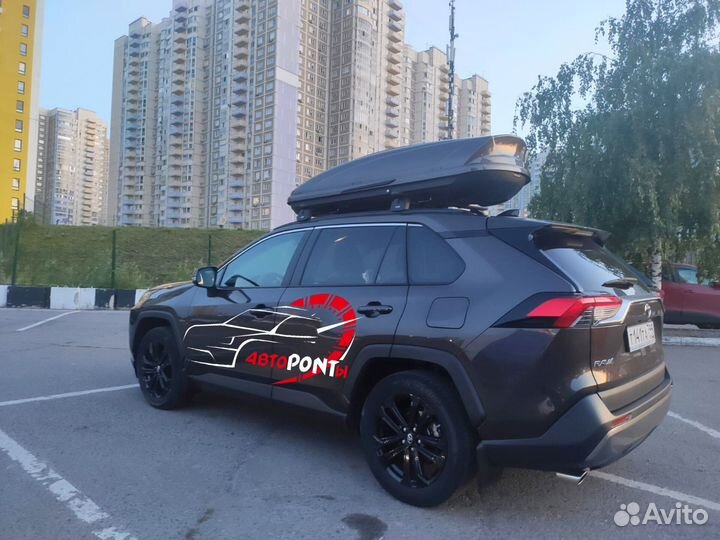 Бокс Voyage 520л крашеный в цвет Toyota Rav4