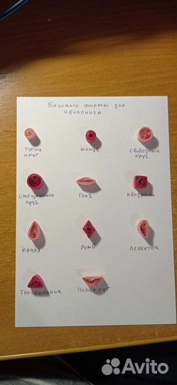 Базовые формы для квиллинга