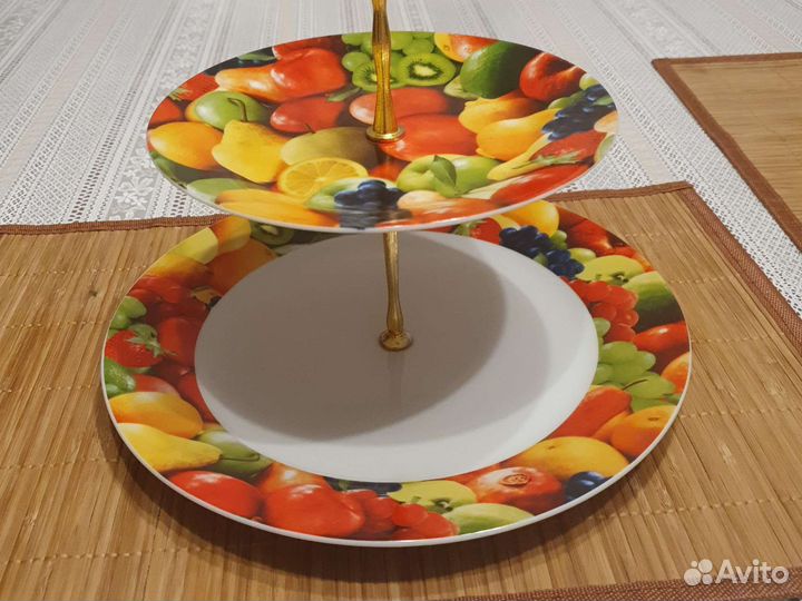 Этажерка, блюдо. Фруктовница