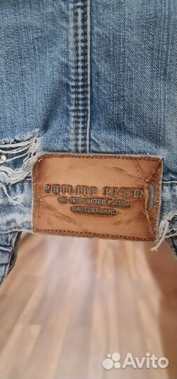 Джинсовая куртка Philip Plein оригинал