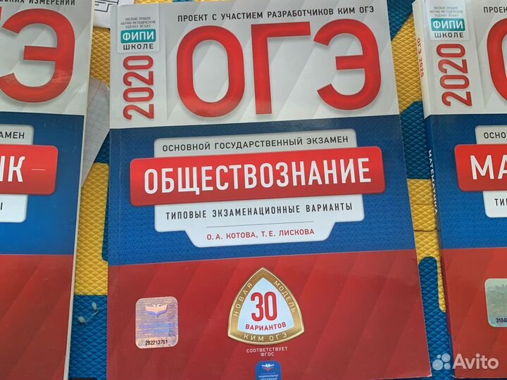 Оге русский, общество, математика2020