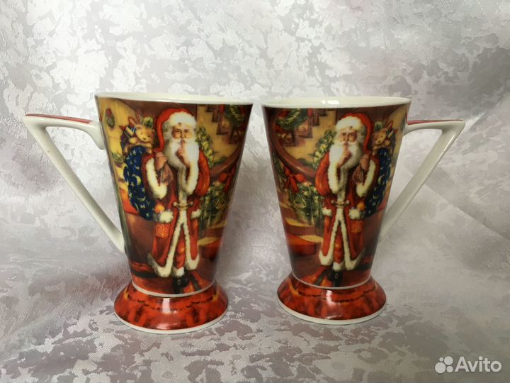 Новогодняя чашка с Сантой Клаусом (Германия)