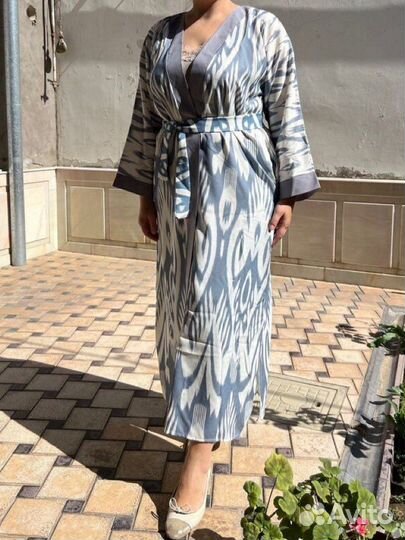 Узбекская накибкая. Абайя чапан