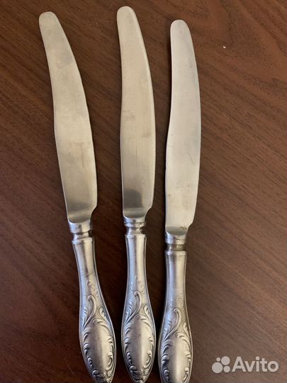 Ножи столовые мельхиор СССР