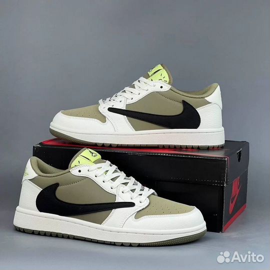 Travis Scott x Air Jordan 1 Low Golf Neutral Olive