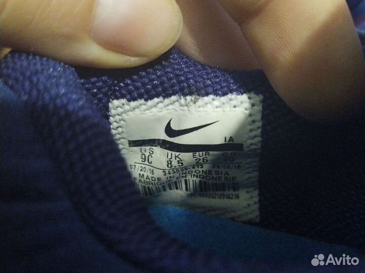 Кроссовки nike детские 25