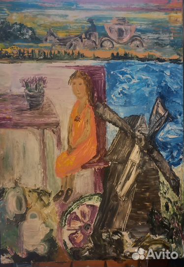 Картина маслом на холсте авторские