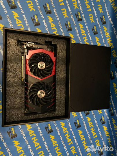 Видеокарта MSI GTX 1070 gaming X