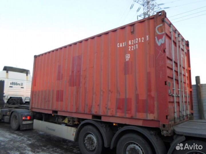 Контейнер морской 20 футов б/у caxu6282121