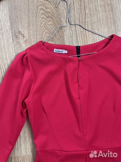 Вечернее красное платье 46 р