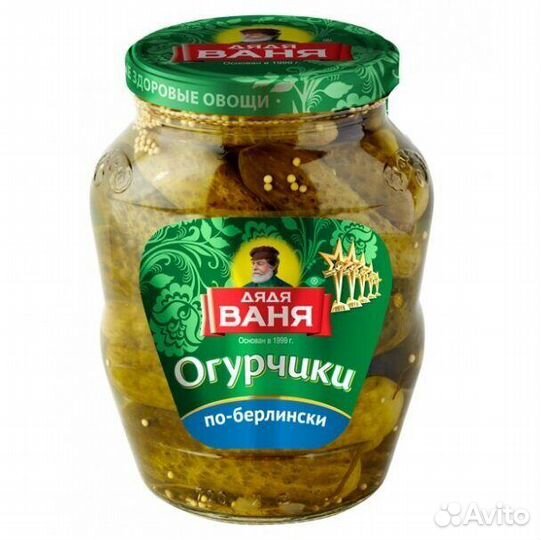 Огурчики Дядя Ваня По-берлински 680г