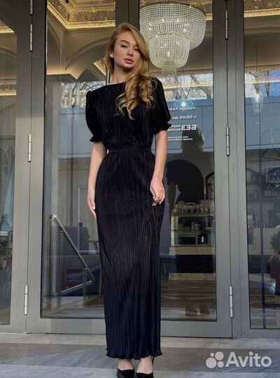 Платье женское гофре