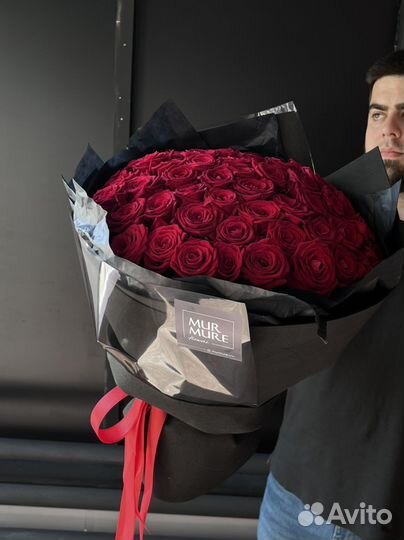 Букет из 51 розы розы цветы с доставкой