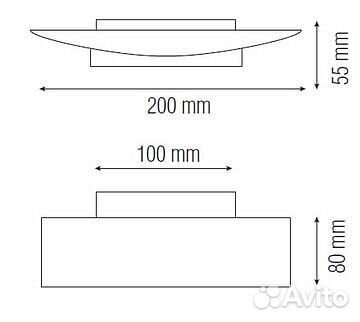 Накладной светильник Horoz Electric Rodos-3 HRZ000