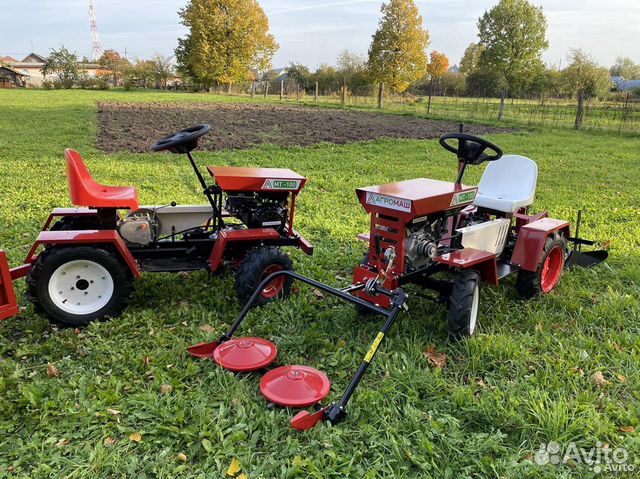 Мотоблок мт-110 Агромаш с плугом
