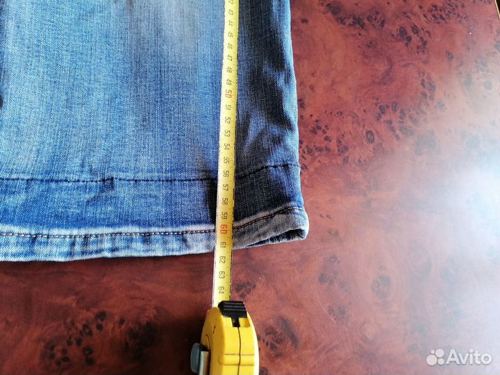 Джинсовые бриджи