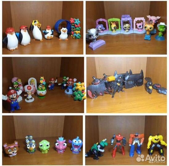 Игрушки из макдональдса
