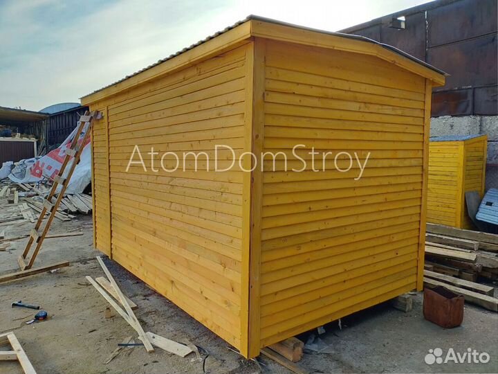 Бытовка деревянная утепленная с электрикой