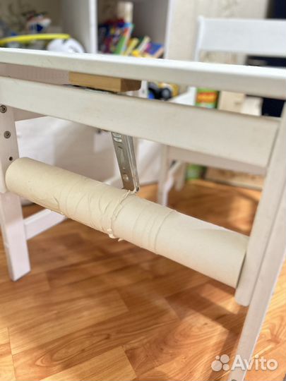 Детский деревянный стол и стул растущие