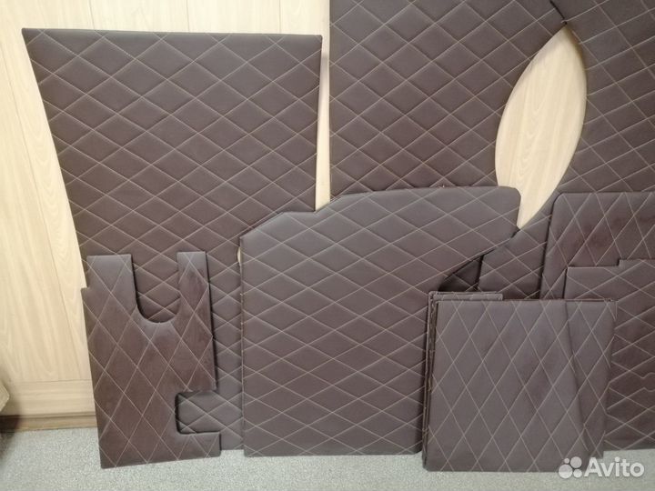 Обивка салона УАЗ 452 Буханка (темно-коричневая)