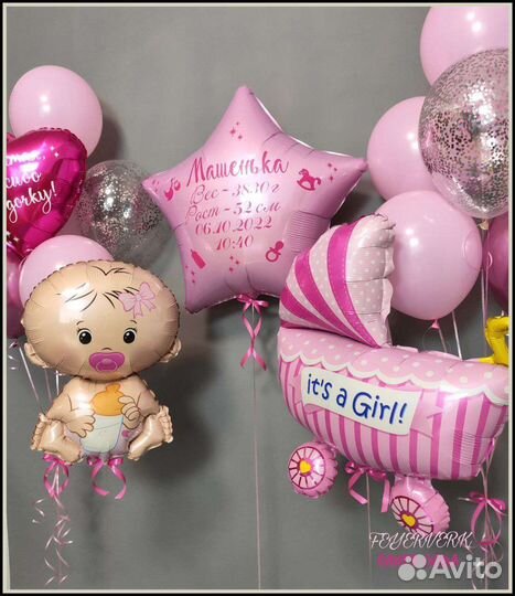 Шары на выписку гелиевые шары шарики