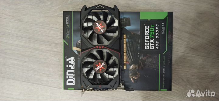 Видеокарта Sinotex ninja geforce GTX 750ti 4gb